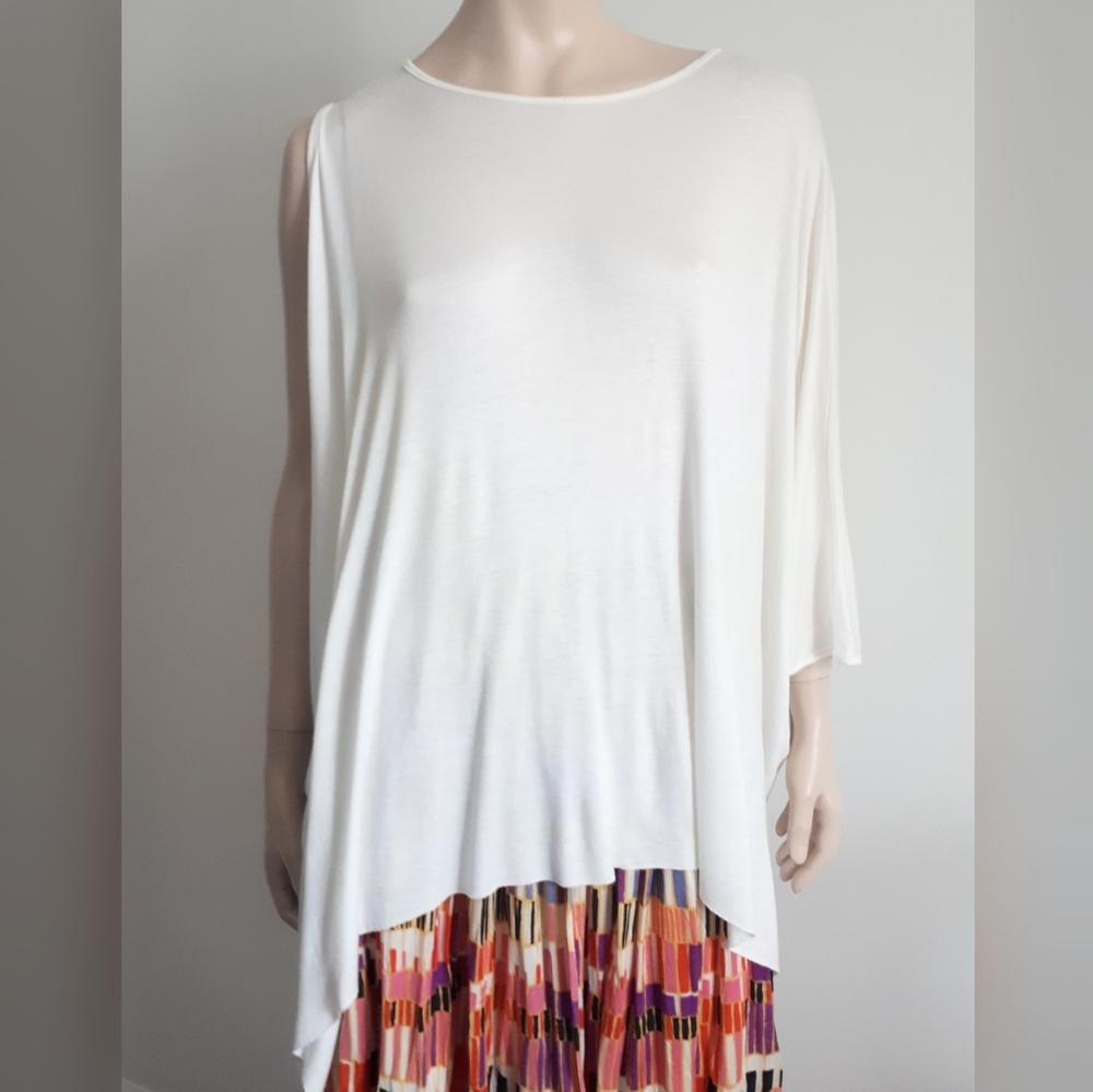 Cold Shoulder Bat Wing Top
